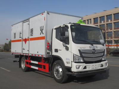 江特牌JDF5128XRQB6型易燃?xì)怏w廂式運輸車