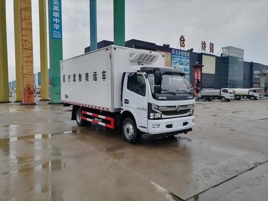 東風(fēng)多利卡國六醫(yī)療廢物轉(zhuǎn)運車（黃牌）